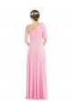 Barely Rose Trompette Mousseline Longue Robes demoiselle d'honneur à Vendre