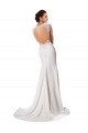 Blanc Fourreau Mousseline Dentelle Robes de mariée à Vendre