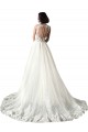 Blanc Sirène Tulle Dentelle Robes de mariée à Vendre