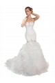 Blanc Sirène Tulle Robes de mariée à Vendre