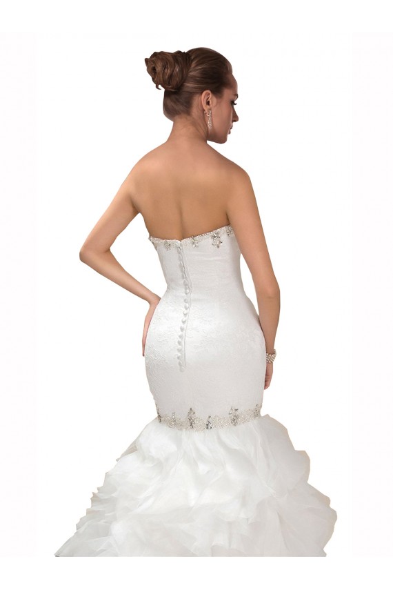 Blanc Sirène Tulle Robes de mariée à Vendre