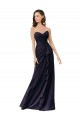 Bleu marine foncé Fourreau Mousseline Longue Robes demoiselle d'honneur à Vendre