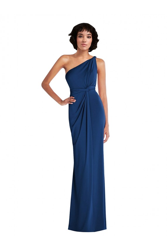 Bleu roi Fourreau Spandex Longue Robes demoiselle d'honneur / Robes de bal à Vendre