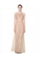 Blush 95 Fourreau Illusion Tulle Longue Robes demoiselle d'honneur à Vendre
