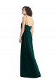 Evergreen Trapèze Col V Mousseline Longue Robes demoiselle d'honneur à Vendre