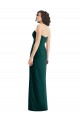 Evergreen Trapèze Sans bretelle Mousseline Longue Robes demoiselle d'honneur à Vendre