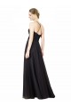 Gris ardoise Trapèze Tulle Dentelle Longue Robes demoiselle d'honneur à Vendre