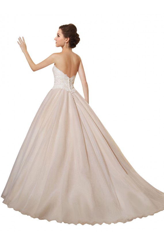 Ivoire & Champagne Princesse Tulle Dentelle Robes de mariée à Vendre