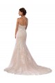 Ivoire & Champagne Sirène Bretelles spaghetti Dentelle Boho Robes de mariée à Vendre
