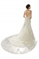 Ivoire & Champagne Sirène Col V Tulle Dentelle Robes de mariée à Vendre