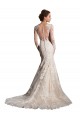Ivoire & Champagne Sirène Illusion Tulle Dentelle Robes de mariée à Vendre