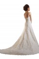 Ivoire & Champagne Trapèze Tulle Dentelle Robes de mariée à Vendre