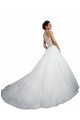 Ivoire Princesse Col Haut Tulle Dentelle Robes de mariée à Vendre