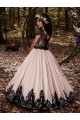 Ivoire Princesse Satiné Dentelle Longue Robes de demoiselle d'honneur - fillette à Vendre