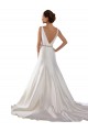Ivoire Sirène Bateau Satiné Robes de mariée à Vendre