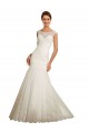 Ivoire Sirène Bateau Tulle Dentelle Robes de mariée à Vendre