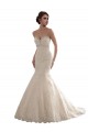 Ivoire Sirène Tulle Dentelle Classique Robes de mariée à Vendre