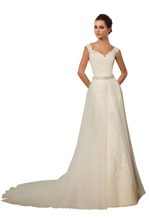 Ivoire Sirène Tulle Dentelle Robes de mariée à Vendre