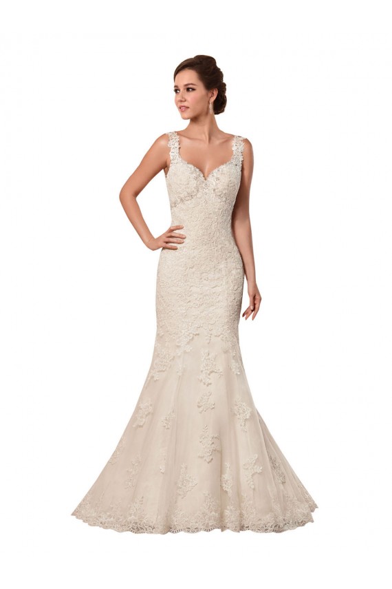 Ivoire Sirène Tulle Dentelle Robes de mariée à Vendre