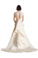 Ivoire Trapèze Col V Satiné Robes de mariée à Vendre