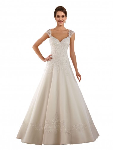 Ivoire Trapèze Dentelle Robes de mariée à Vendre
