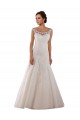 Ivoire Trapèze Scoop Tulle Robes de mariée à Vendre