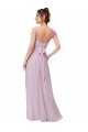 Lueur rose Trapèze Mousseline Longue Robes demoiselle d'honneur à Vendre