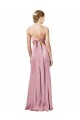 Noir Fourreau Bretelles spaghetti Col Carré Crêpe Stretch Longue Formelles Robes demoiselle d'honneur / Robes de soirée / Robes de bal à Vendre