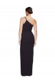 Noir Fourreau Sans bretelle Crêpe Stretch Longue Formelles Robes demoiselle d'honneur / Robes de soirée / Robes de bal à Vendre
