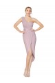 Primevère Sirène Mousseline Courte Asymétrique Robes demoiselle d'honneur / Robes de soirée / Robes de bal à Vendre