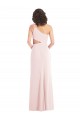 Rose Trompette Crêpe Stretch Longue Formelles Robes demoiselle d'honneur / Robes de soirée / Robes de bal à Vendre