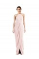 Rose Trompette Licou Crêpe Stretch Longue Robes demoiselle d'honneur / Robes de bal à Vendre