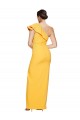 Safran Fourreau Crêpe Stretch Longue Formelles Robes demoiselle d'honneur / Robes de soirée / Robes de bal à Vendre