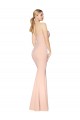 Sirène Col Haut Crêpe Stretch Longue Formelles Robes demoiselle d'honneur / Robes de soirée / Robes de bal à Vendre