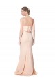 Sirène Sans bretelle Col Haut Crêpe Stretch Longue Formelles Robes demoiselle d'honneur / Robes de soirée / Robes de bal à Vendre