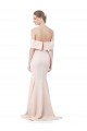 Sirène Épaule Dénudée Col Haut Crêpe Stretch Longue Formelles Robes demoiselle d'honneur / Robes de soirée / Robes de bal à Vendre