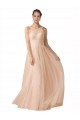 Trapèze Bretelles spaghetti Tulle Longue Robes demoiselle d'honneur à Vendre