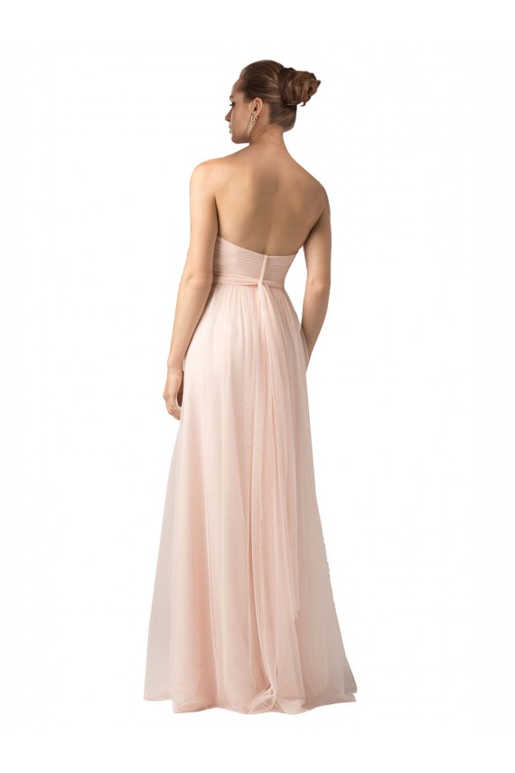 Trapèze Tulle Longue Robes demoiselle d'honneur à Vendre