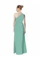 Vert de jade Trapèze Mousseline Longue Robes demoiselle d'honneur à Vendre