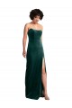 Vert foncé Fourreau Sans bretelle Velours Stretch Longue Formelles Robes demoiselle d'honneur / Robes de soirée / Robes de bal à Vendre