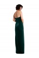 Vert foncé Fourreau Sans bretelle Velours Stretch Longue Formelles Robes demoiselle d'honneur / Robes de soirée / Robes de bal à Vendre