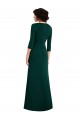 Vert foncé Trompette Col V Spandex Longue Formelles Robes demoiselle d'honneur / Robes de soirée / Robes de bal à Vendre
