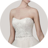 Sans bretelle Robes de mariée à Vendre