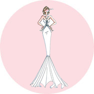 Sirène Robes de mariée à Vendre